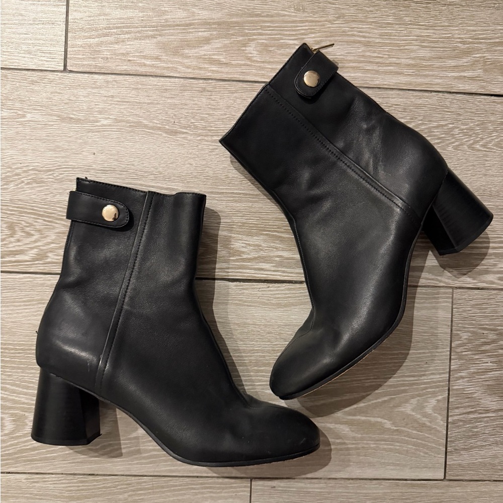 Joie Black Heeled Boots